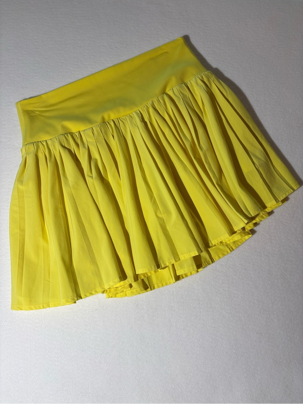 all in motion Bright Yellow Pleated Athletic Skirt